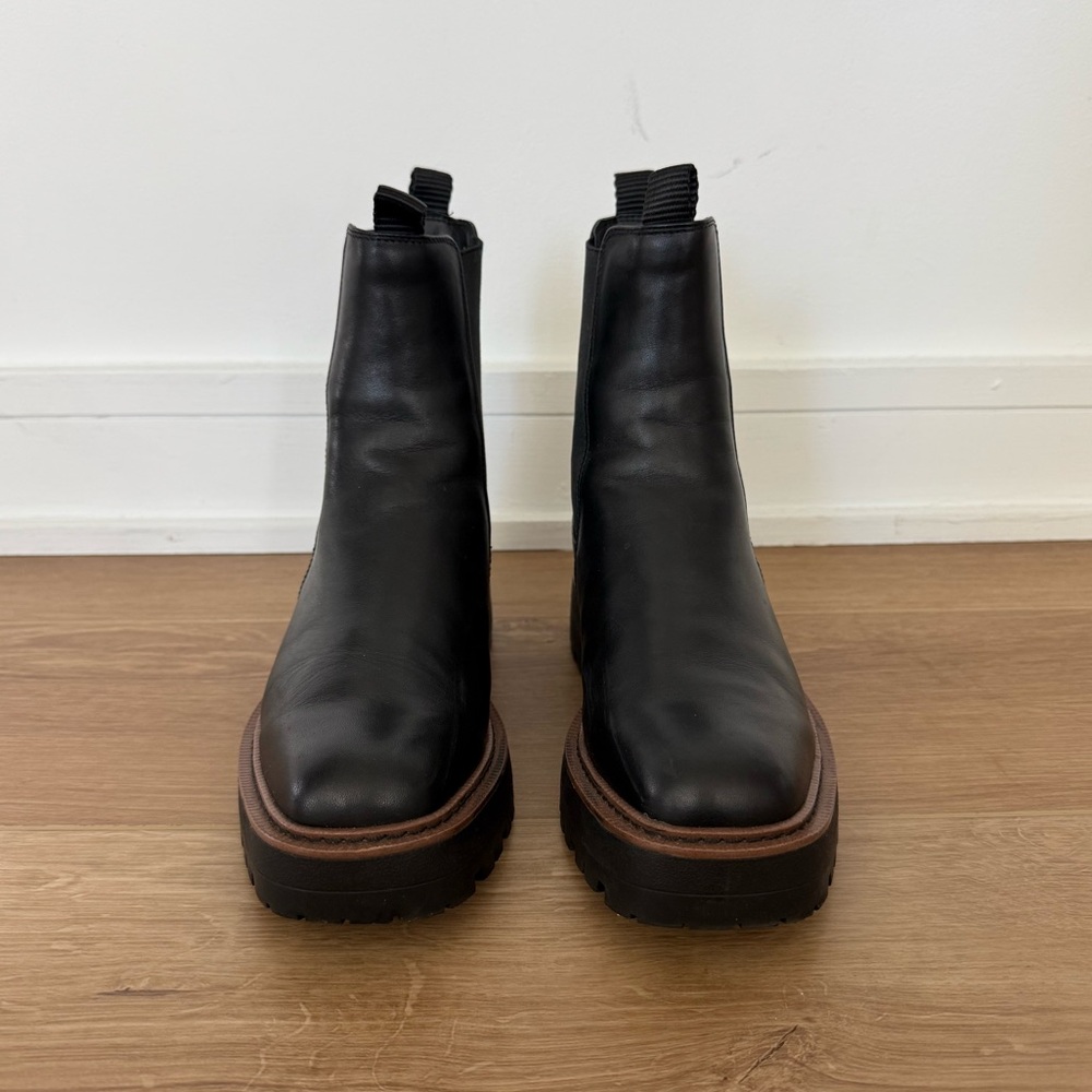 Sam Edelman Black Leather Laguna Chelsea Boot